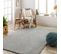 Tapis Shaggy Moderne Gris Clair 160x213