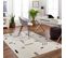 Tapis Scandinave Moderne Blanc/noir 152x213