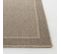 Tapis D'extérieur/intérieur Aspect Jute Beige/noir 160x213