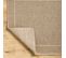 Tapis D'extérieur/intérieur Aspect Jute Beige/noir 120x170