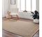 Tapis D'extérieur/intérieur Aspect Jute Beige/noir 120x170