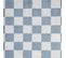 Tapis Scandinave à Carreaux Lavable En Machine Bleu 160x213