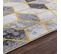 Tapis Scandinave Moderne Gris/jaune 160x220