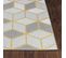 Tapis Scandinave Moderne Blanc/jaune 160x220