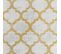 Tapis Vintage Marocain Traditionnel Blanc/jaune 160x220