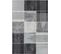 Tapis Scandinave Moderne Noir/gris 120x170