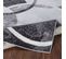 Tapis Scandinave Moderne Noir/gris/blanc 160x220