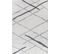 Tapis Scandinave Moderne Blanc/gris 120x170