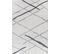 Tapis Scandinave Moderne Blanc/gris 160x220