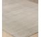 Tapis Scandinave Rayé Beige/blanc 160x213