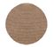 Tapis Rond Shaggy Moderne Beige Foncé Ø 200