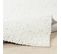 Tapis Shaggy Moderne Blanc 160x220