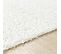 Tapis Shaggy Moderne Blanc 160x220