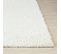 Tapis Shaggy Moderne Blanc 160x220