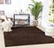 Tapis Shaggy Moderne Marron Foncé 120x170