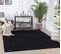 Tapis Shaggy Moderne Noir 200x290