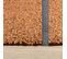 Tapis Shaggy Moderne Terracotta 100x200