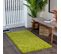 Tapis Shaggy Moderne Vert 80x150