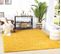 Tapis Shaggy Moderne Jaune 100x200