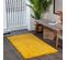 Tapis Shaggy Moderne Jaune 80x150