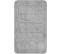 Set De 2 Tapis De Salle De Bain Lavable Antidérapant Gris 80x50/40x40