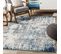 Tapis Abstrait Moderne Bleu/gris/blanc 120x170