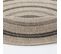 Tapis Rond Extérieur/intérieur Aspect Jute Beige/noir Ø 160