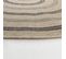 Tapis Rond Extérieur/intérieur Aspect Jute Beige/noir Ø 160