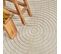 Tapis D'intérieur/extérieur Scandinave Moderne Beige 80x150