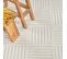 Tapis D'intérieur/extérieur Scandinave Moderne Blanc 200x275