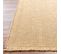 Tapis De Couloir Bohème En Jute Marron Clair 80x220