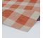 Tapis D'extérieur/intérieur à Carreaux Orange/beige 160x213