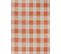 Tapis D'extérieur/intérieur à Carreaux Orange/beige 160x213