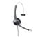 Casque Micro Filaire 521 Noir, Gris