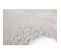 Tapis Shaggy Warmy En Polyester - Blanc - 120x170 Cm