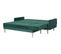 Canapé D'angle Réversible 3 Places Istana -velours Vert- - - L 286 X P 169 X H 80 Cm