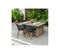 Lot 2 Chaises De Jardin Kira En Plastique Et Pieds Bois Coloris Noir