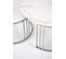 Ensemble De Deux Tables Basses Rondes Aspect Marbre Blanc Rimini