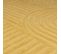 Tapis De Salon Sunrise En Laine - Jaune - 120x170 Cm