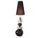 Lampe de sol THALIA LP DE SOL Noir et chrome