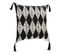 Coussin 40x40 cm BOHEMIA Noir / Blanc