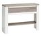 Console VERTIGO blanc/chêne gris