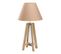 lampe a poser H.60cm LOUISON Naturel.