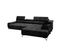 Canapé d'angle droit relax PALLADIO tissu Monolith marine