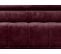 Canapé d'angle gauche relax PALLADIO tissu Monolith bordeaux