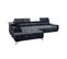 Canapé d'angle gauche relax PALLADIO tissu Monolith anthracite