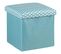 Pouf H. 30 cm FELIX Gris, jaune ou bleu