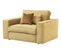 Fauteuil CLOUD yellow et bador gold