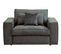 Fauteuil CLOUD anthracite et bador