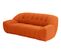 Canapé 3 places NOVA tissu GOLF orange